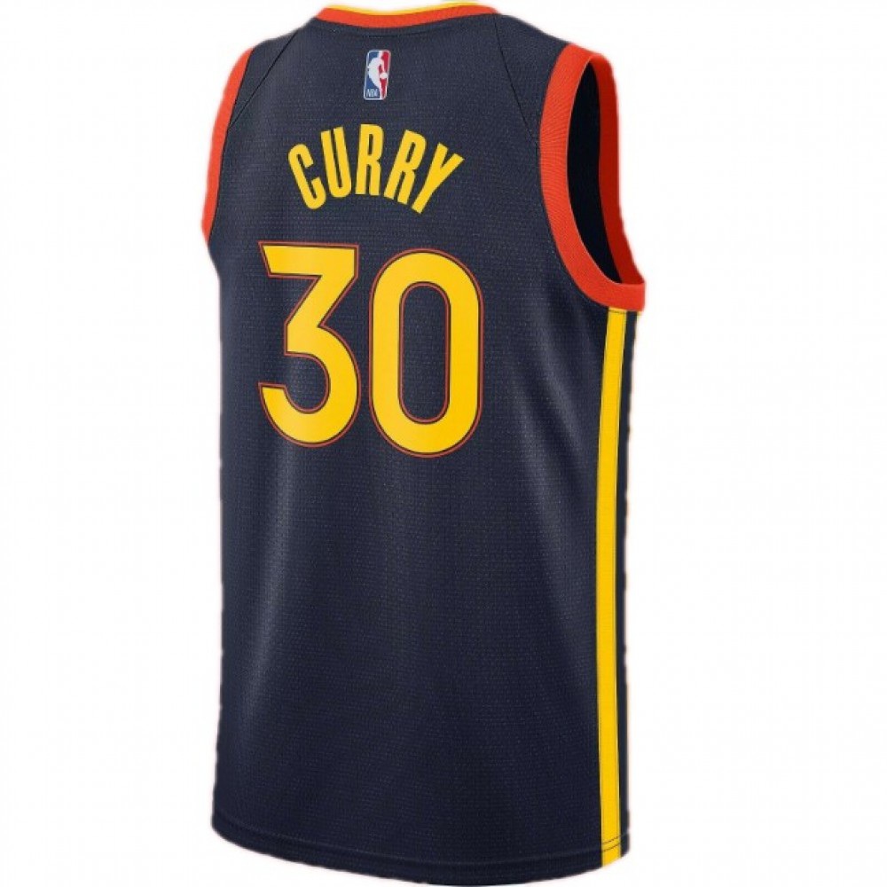 Men's Golden State Warriors Stephen Curry #30 Navy 2020/21 Swingman Jersey - City Edition-Pro Kit Vault | Brand New 26/27 Sports Jerseys